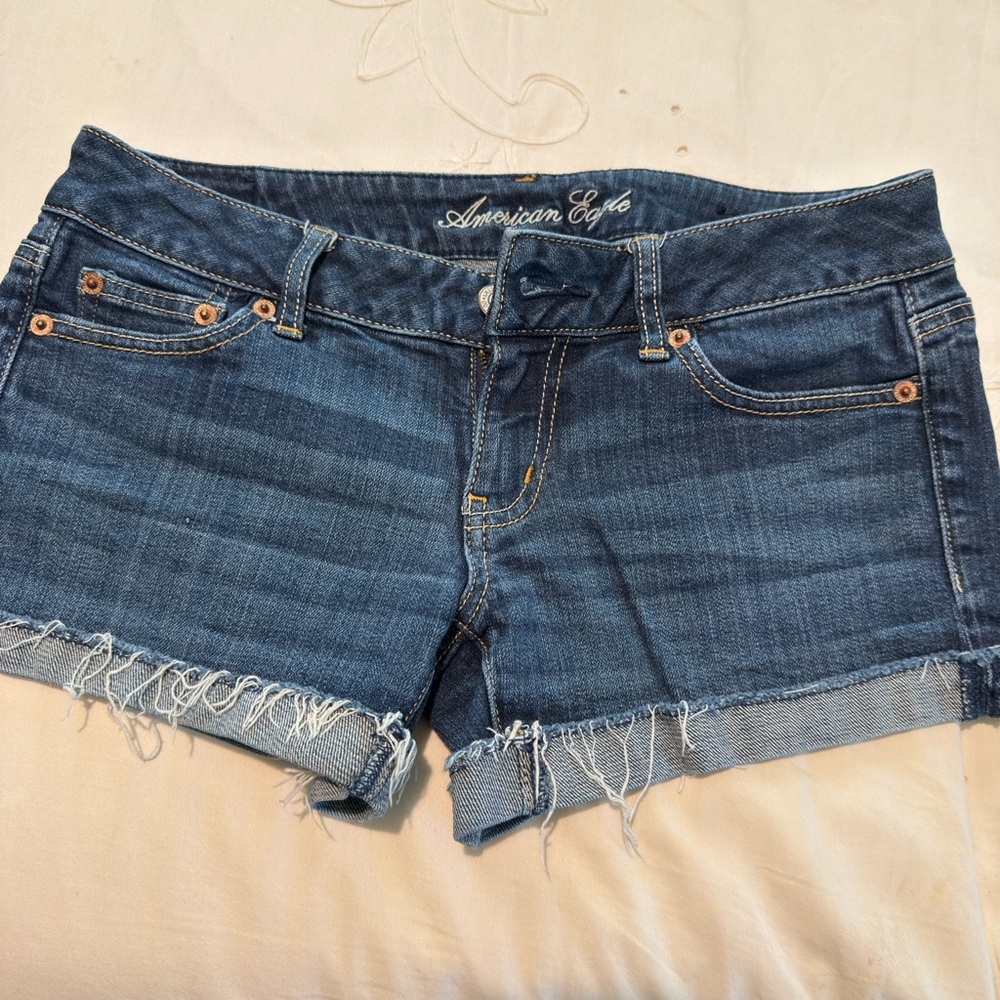 American Eagle Outfitters Women's Blue Denim Shorts